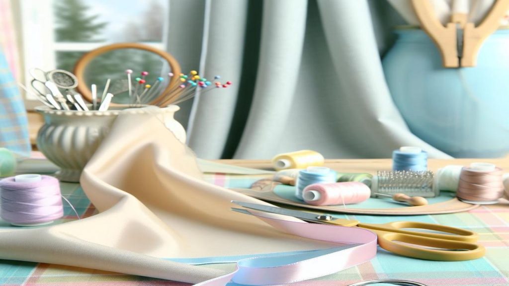 Jak przyszyć taśmę do firany